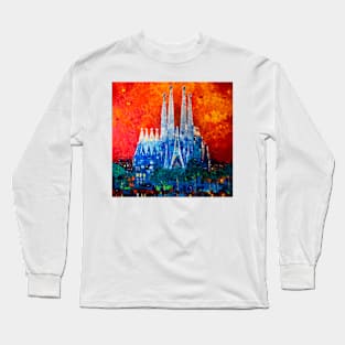 Barcelona. Sagrada familia Long Sleeve T-Shirt